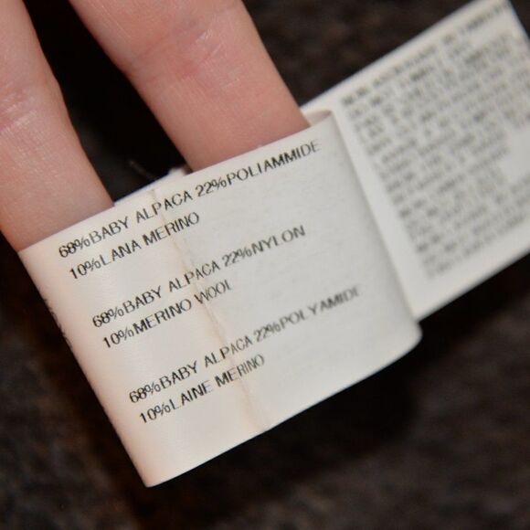 Rick Owens FW09 Crust Alpaca Merino Wool Knit Open Sweater Sz L - Picture 12 of 12